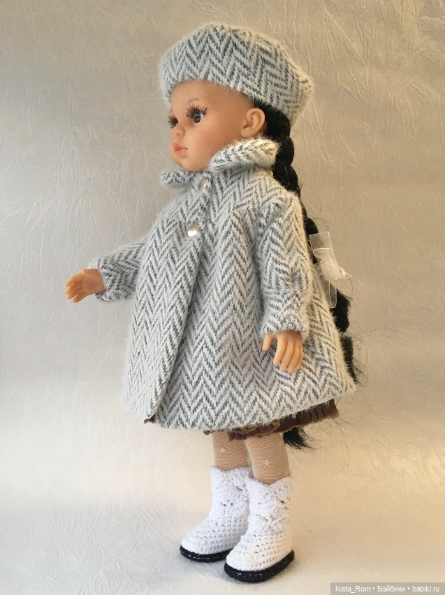 Пальто и берет для куклы Паола Рейна (Paola Reina) (фото 2)