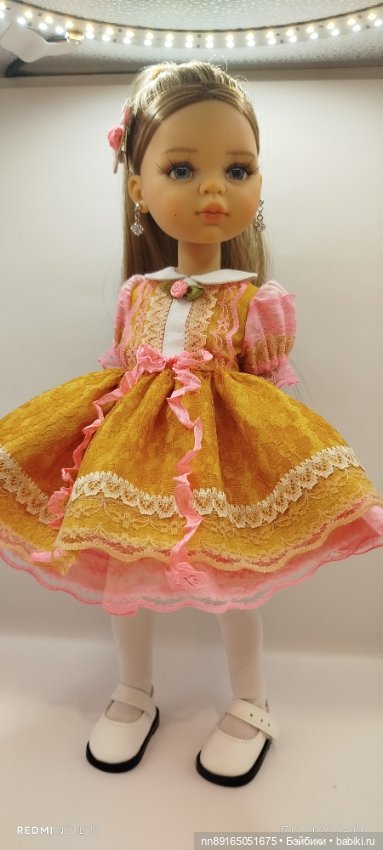 Платье для кукол Паола Рейна 32-34 см (фото 4)