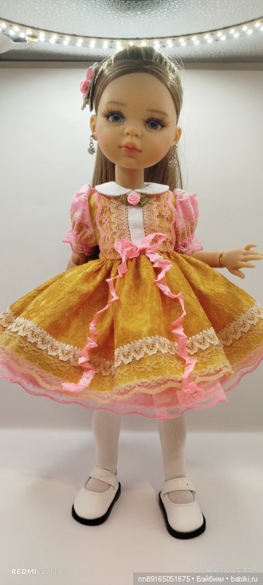 Платье для кукол Паола Рейна 32-34 см (фото 3)
