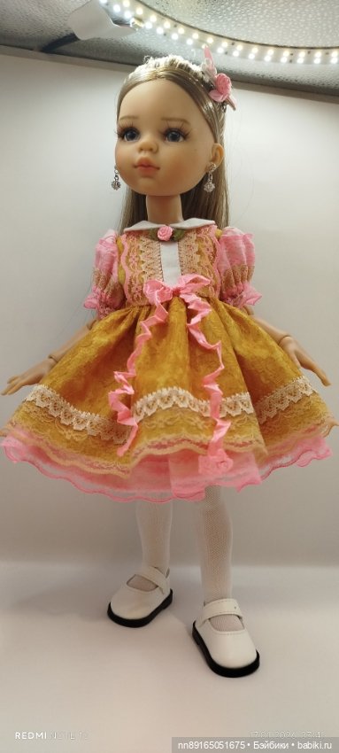 Платье для кукол Паола Рейна 32-34 см (фото 2)