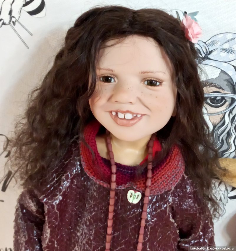 Хохотушка Маркета .Натуральные волосы ! Новая (фото 2)