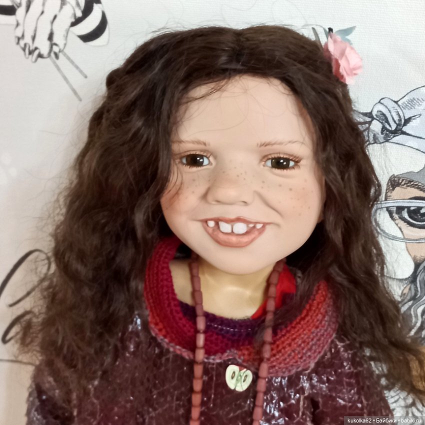 Хохотушка Маркета .Натуральные волосы ! Новая (фото 3)