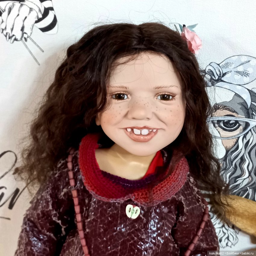 Хохотушка Маркета .Натуральные волосы ! Новая (фото 9)