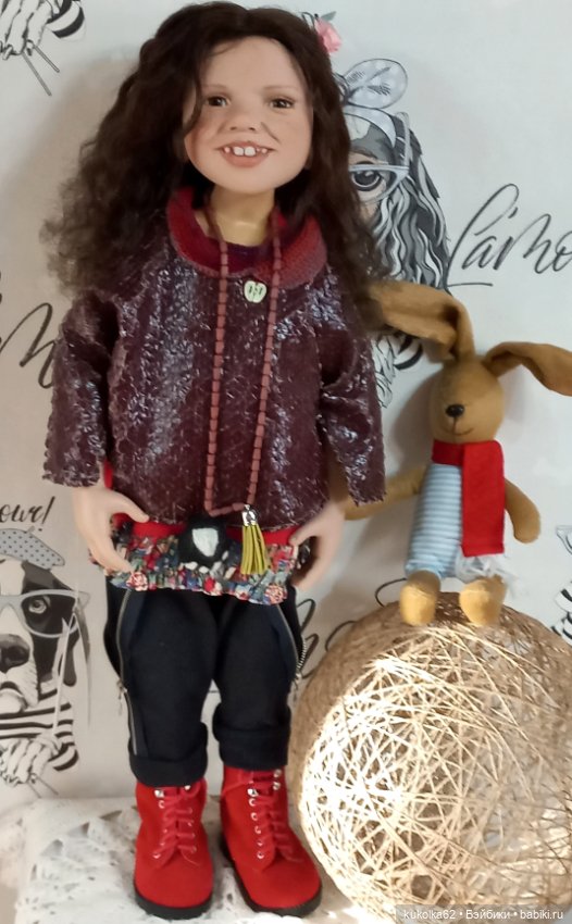 Хохотушка Маркета .Натуральные волосы ! Новая