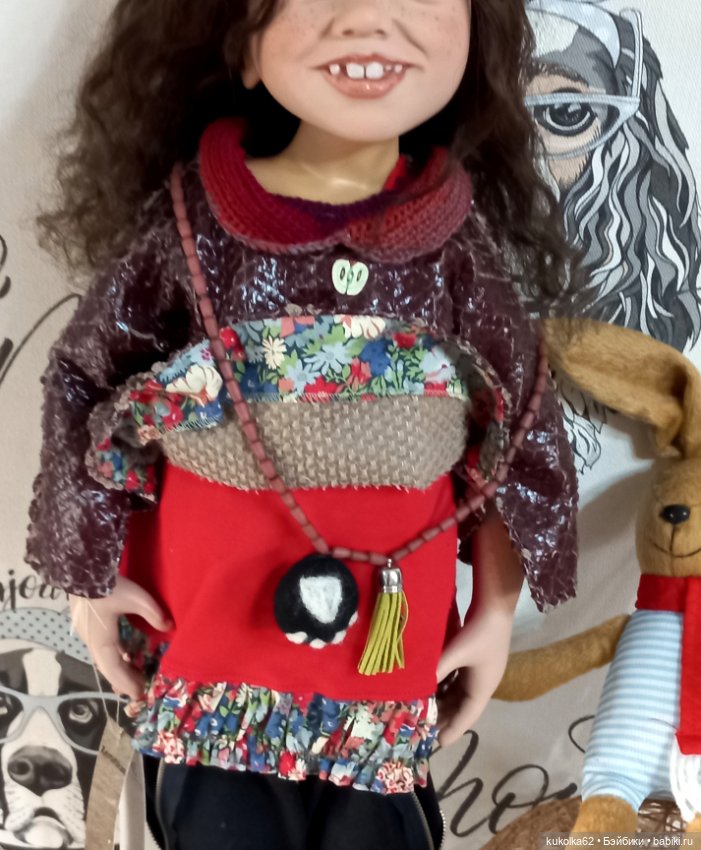 Хохотушка Маркета .Натуральные волосы ! Новая (фото 8)