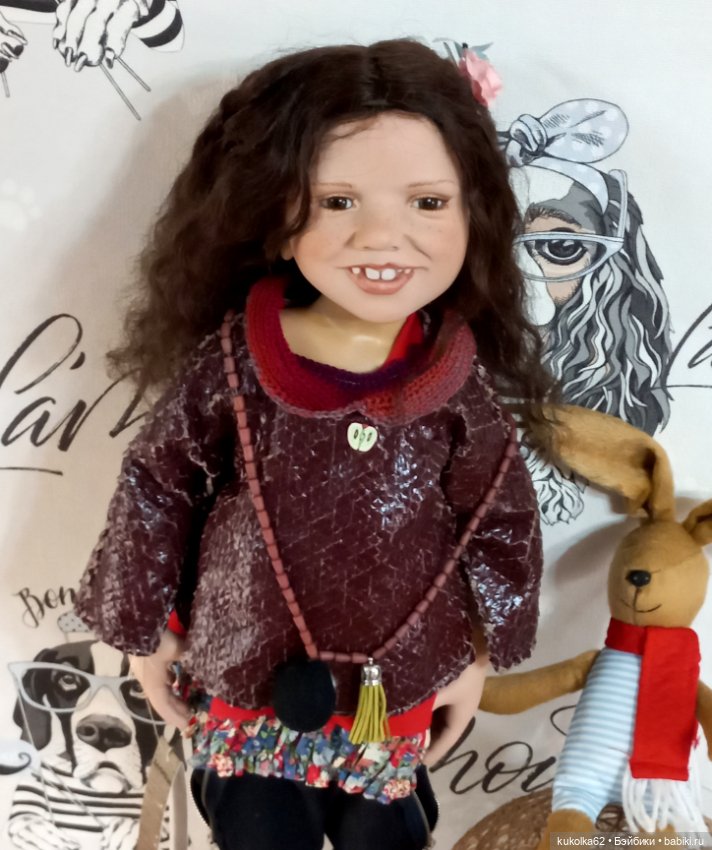 Хохотушка Маркета .Натуральные волосы ! Новая (фото 10)