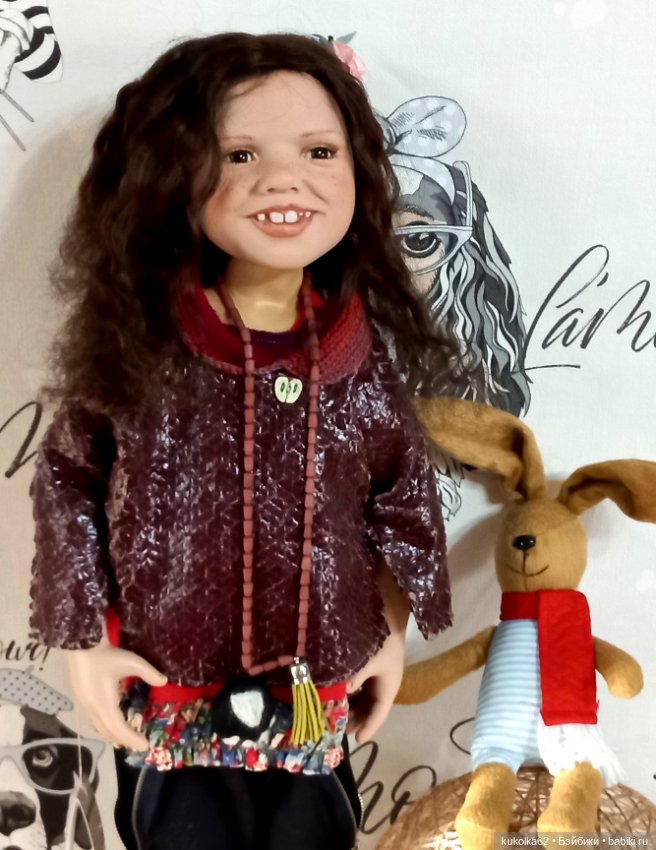 Хохотушка Маркета .Натуральные волосы ! Новая (фото 4)