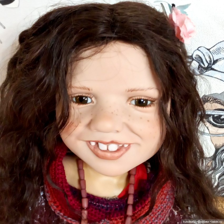 Хохотушка Маркета .Натуральные волосы ! Новая (фото 6)