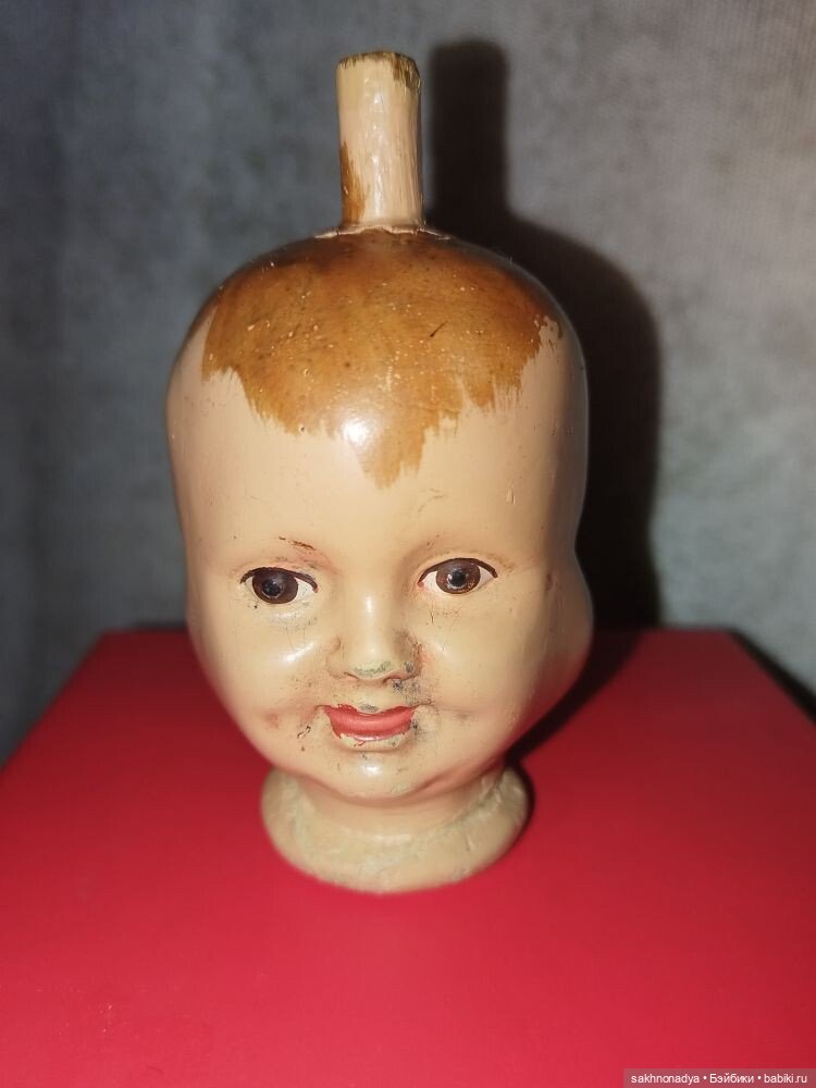 Голова Треxликой куклы — Антикварные куклы