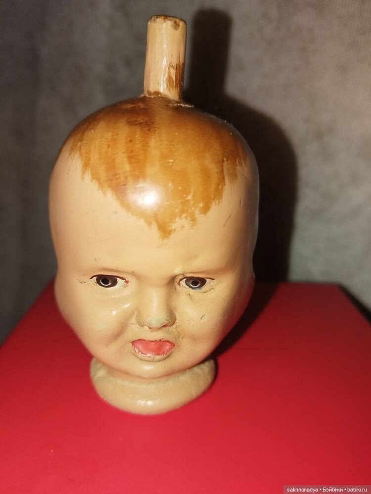 Голова Треxликой куклы — Антикварные куклы (фото 2)