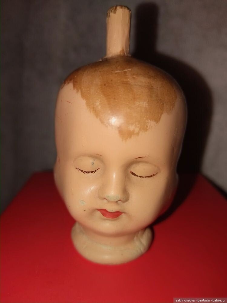 Голова Треxликой куклы — Антикварные куклы (фото 3)