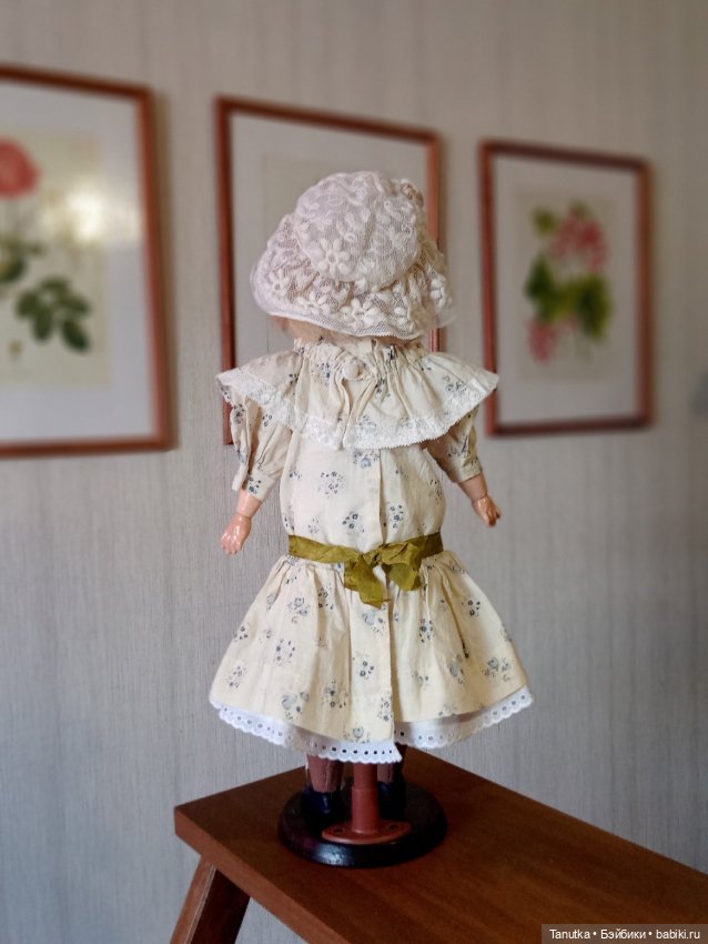 Антикварная кукла Armand Marseille 390, кабинетного размера (фото 4)