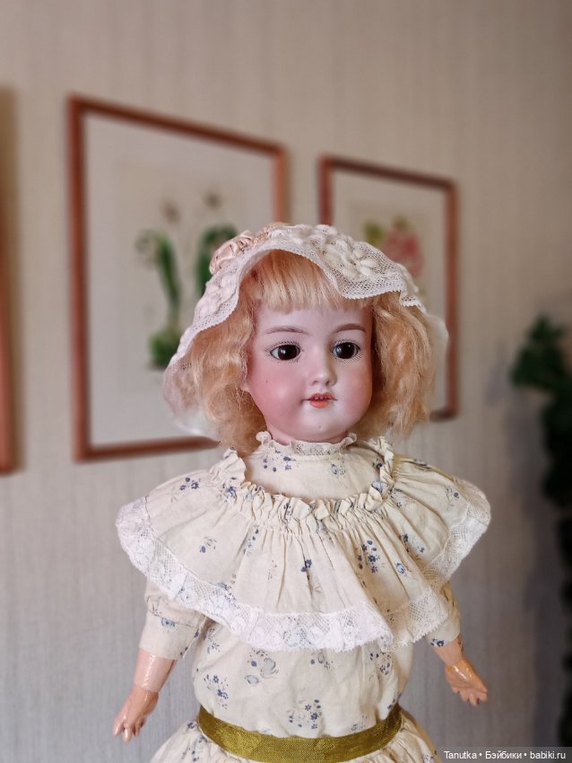 Антикварная кукла Armand Marseille 390, кабинетного размера (фото 2)