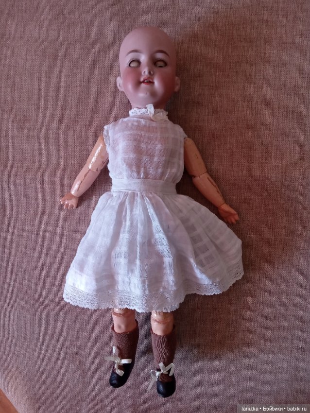 Антикварная кукла Armand Marseille 390, кабинетного размера (фото 7)