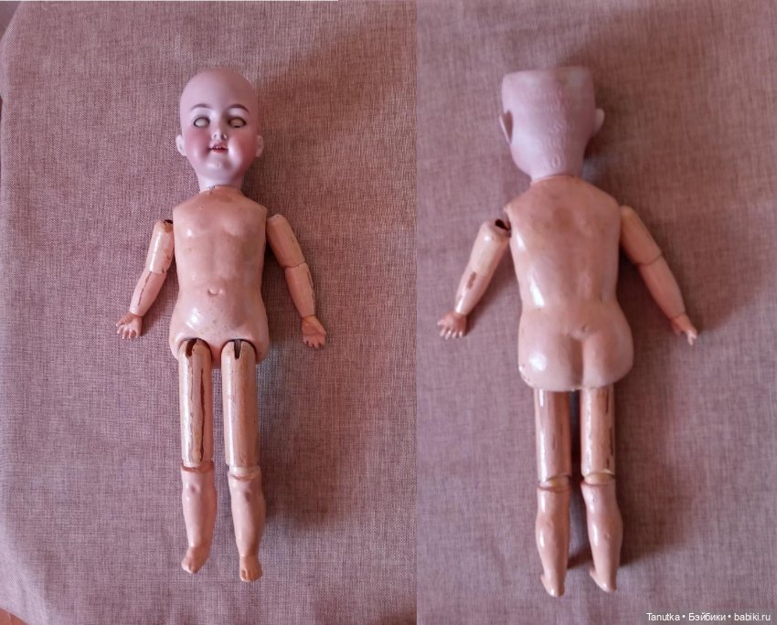 Антикварная кукла Armand Marseille 390, кабинетного размера (фото 6)