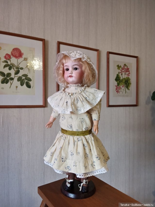 Антикварная кукла Armand Marseille 390, кабинетного размера (фото 3)