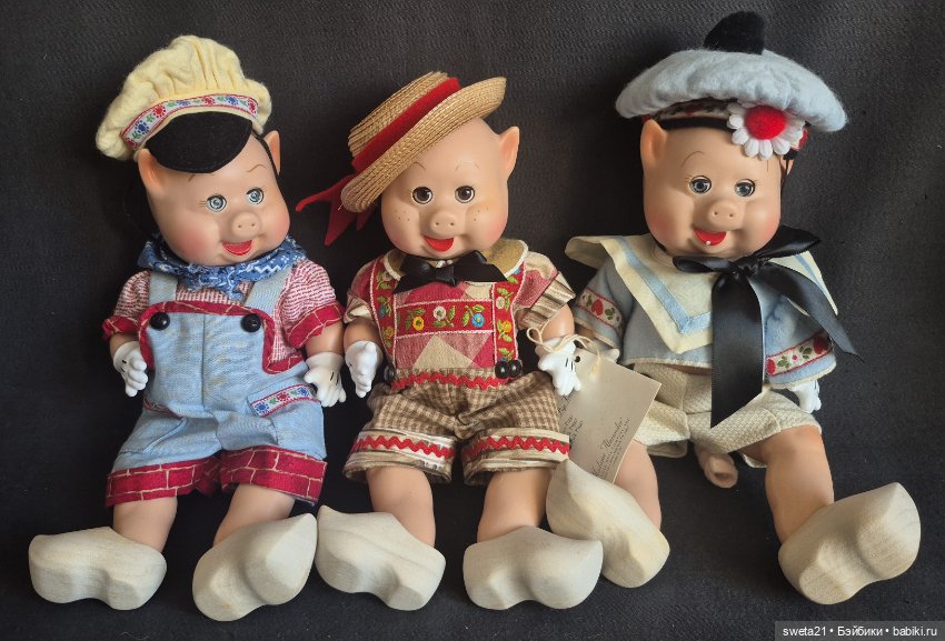 Поросенок Нуф-Нуф. Ниф-Ниф, Наф-Наф, Madame Alexander (продажа лотом)