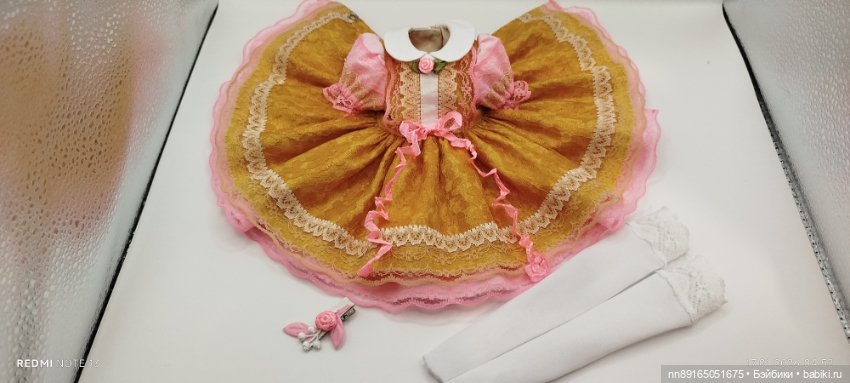 Платье для кукол Паола Рейна 32-34 см (фото 8)