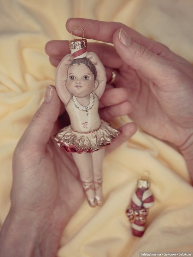 Ёлочная игрушка Балерина Рождество (фото 3)