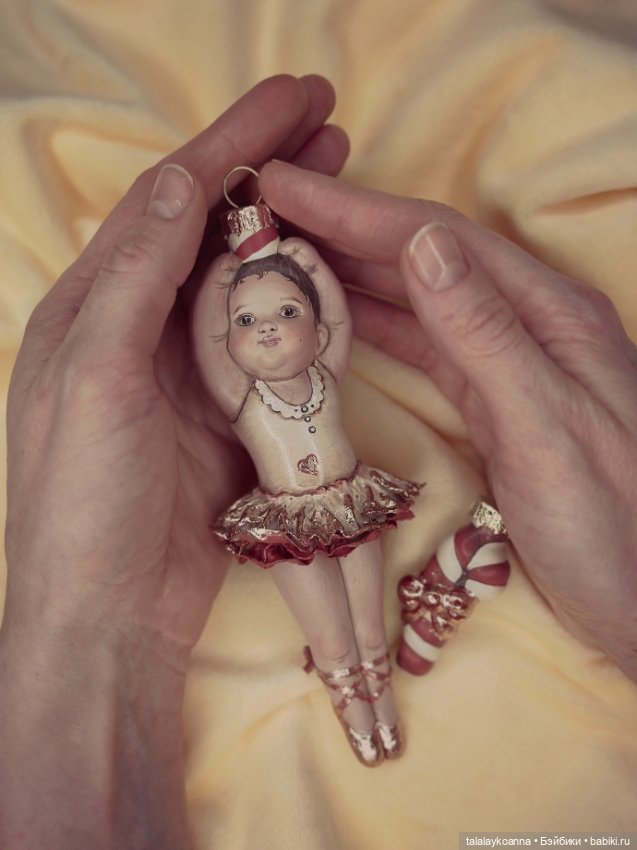 Ёлочная игрушка Балерина Рождество (фото 4)