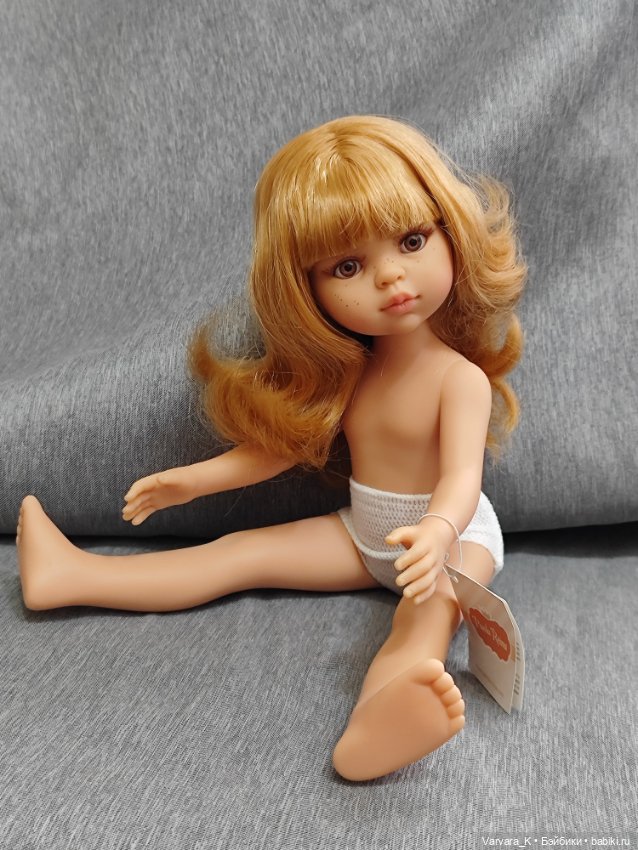 Paola Reina Даша с челкой, 32 см (фото 7)