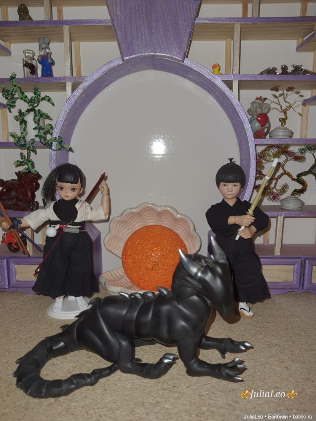 Шарнирная девочка стрелок из лука, Lacor baby Kyudo Girl, с аксессуарами (фото 2)