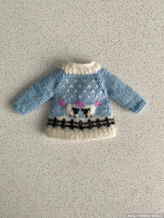 Пушистый свитерок для Монст (фото 5)
