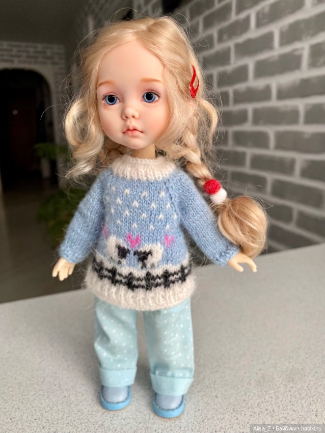 Пушистый свитерок для Монст (фото 2)