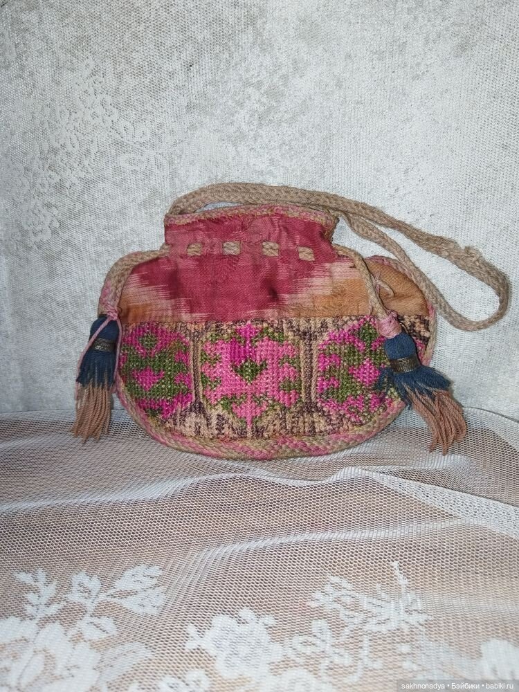 Сумочка, кошелек ,Кисет старинный, антикварный (фото 5)