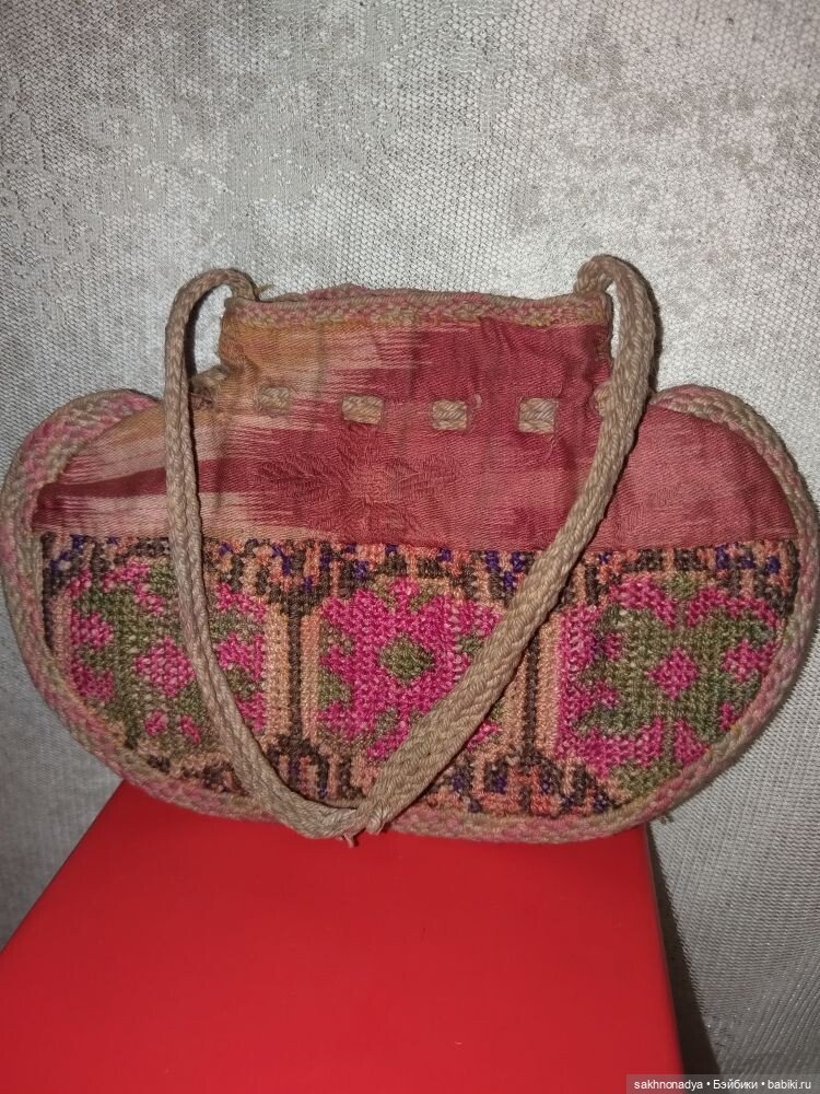 Сумочка, кошелек ,Кисет старинный, антикварный (фото 8)