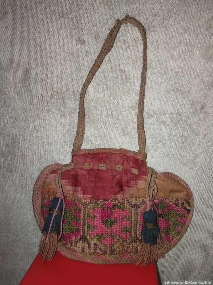 Сумочка, кошелек ,Кисет старинный, антикварный (фото 9)