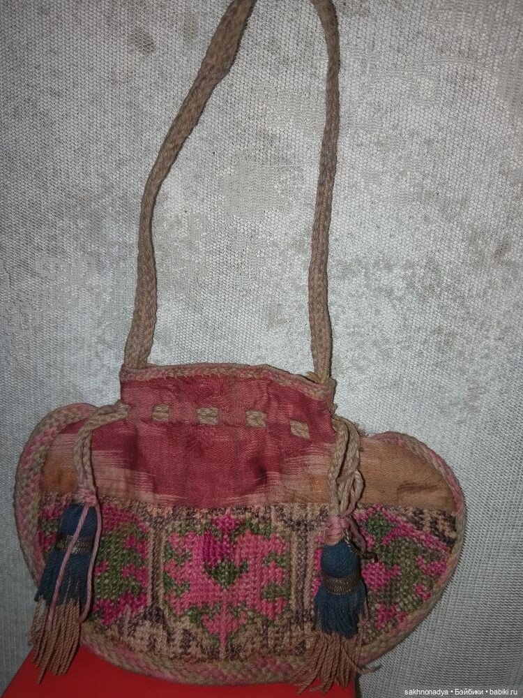 Сумочка, кошелек ,Кисет старинный, антикварный (фото 7)