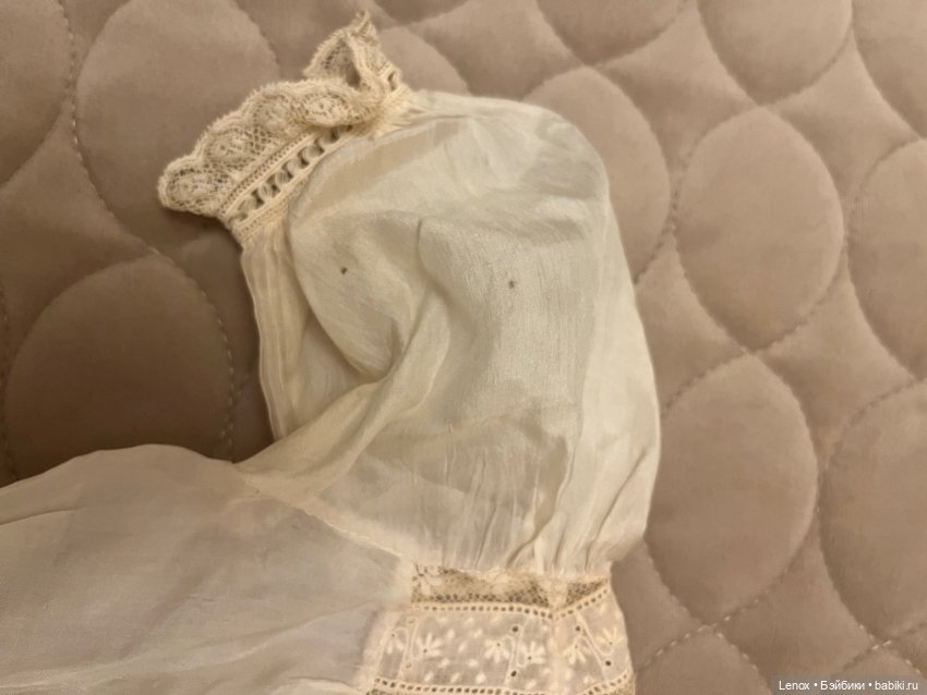 Антикварное платье для куклы (фото 7)