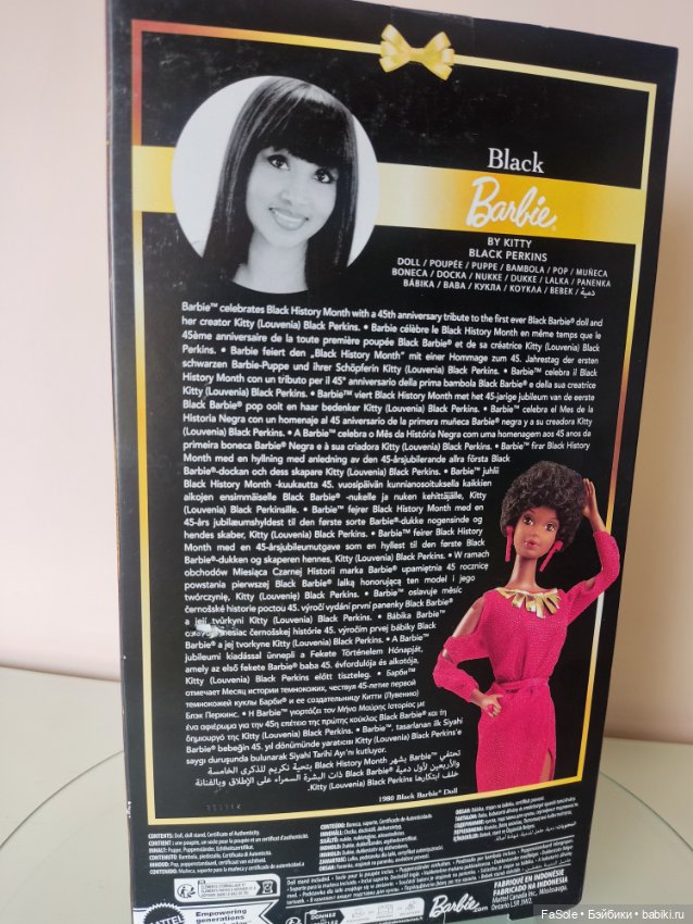 Barbie BLACK 45th Anniversary (фото 4)