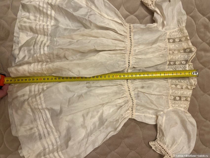 Антикварное платье для куклы (фото 2)