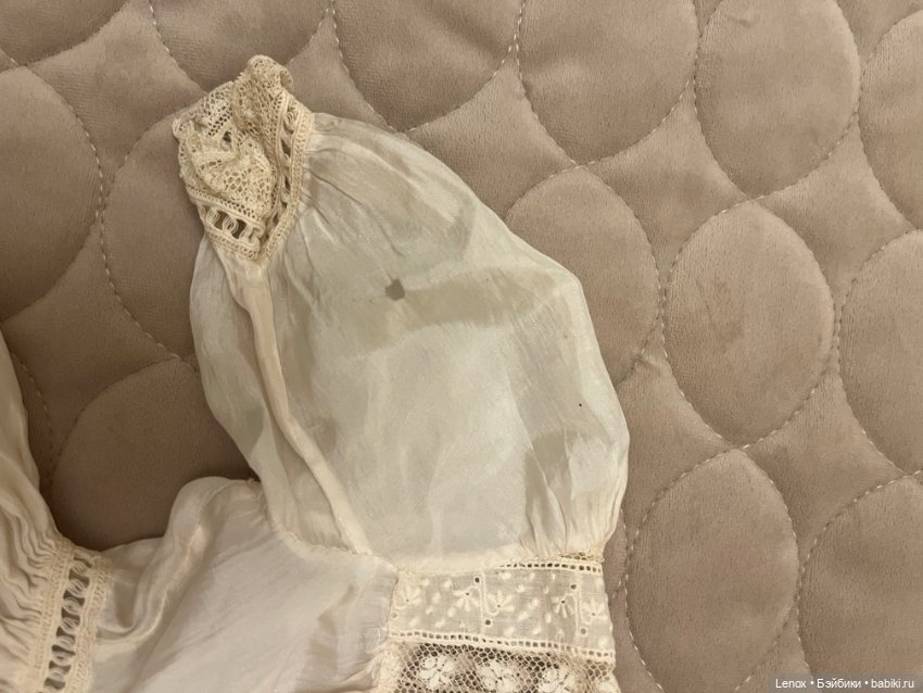 Антикварное платье для куклы (фото 6)