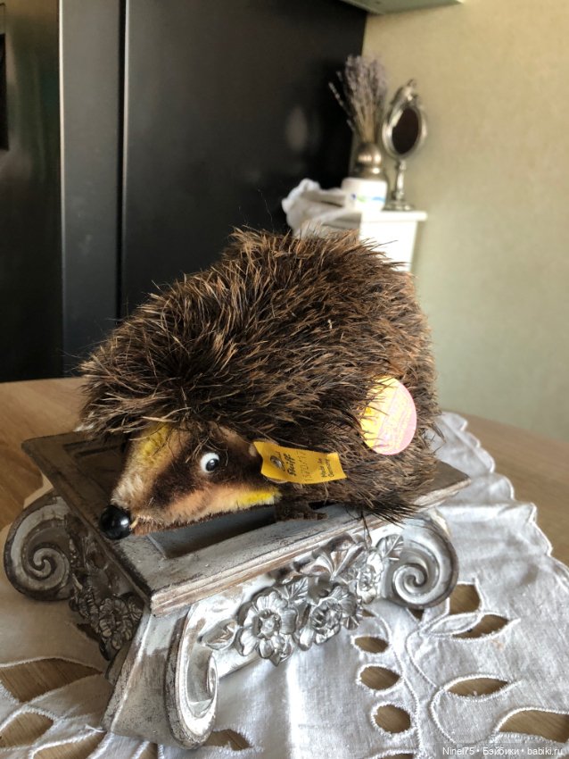 Ежик Steiff — Винтажные куклы и игрушки детства (фото 7)