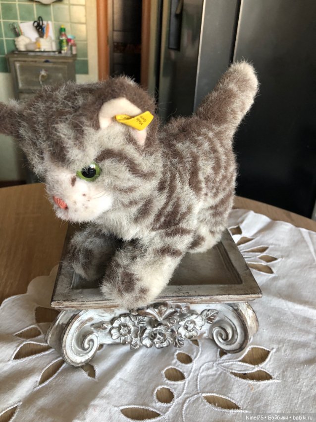 Котик Steiff — Винтажные куклы и игрушки детства