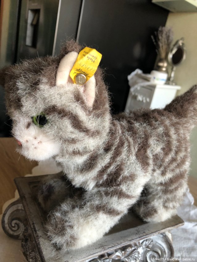 Котик Steiff — Винтажные куклы и игрушки детства (фото 3)