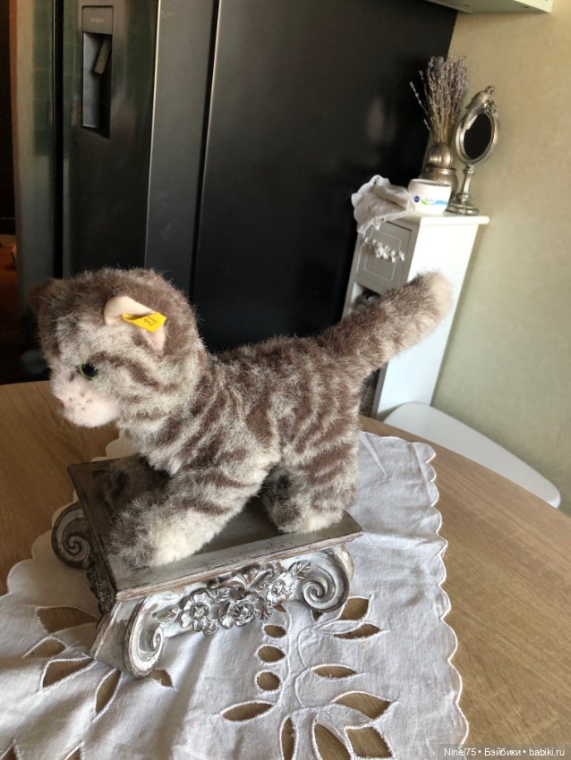 Котик Steiff — Винтажные куклы и игрушки детства (фото 6)