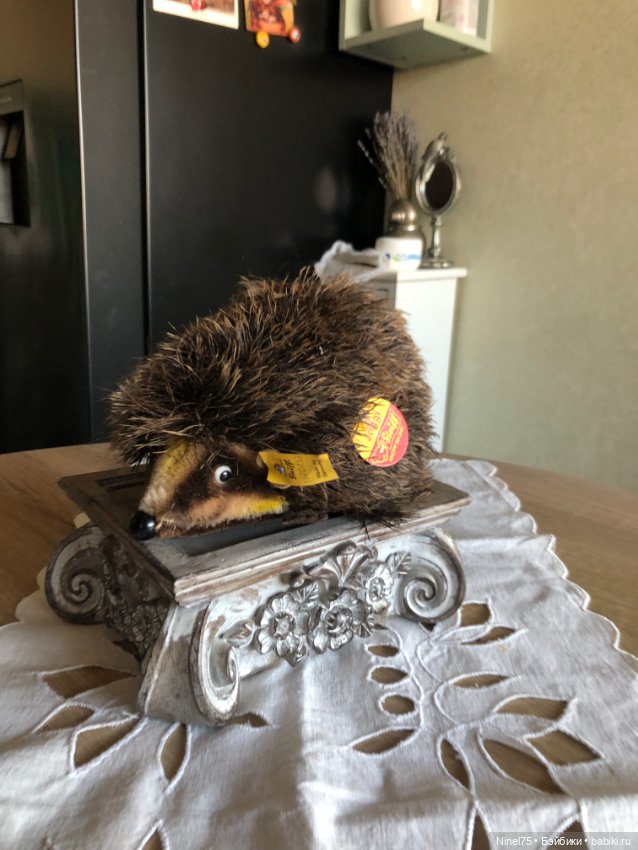 Ежик Steiff — Винтажные куклы и игрушки детства (фото 6)