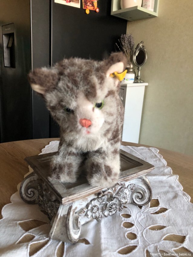 Котик Steiff — Винтажные куклы и игрушки детства (фото 2)