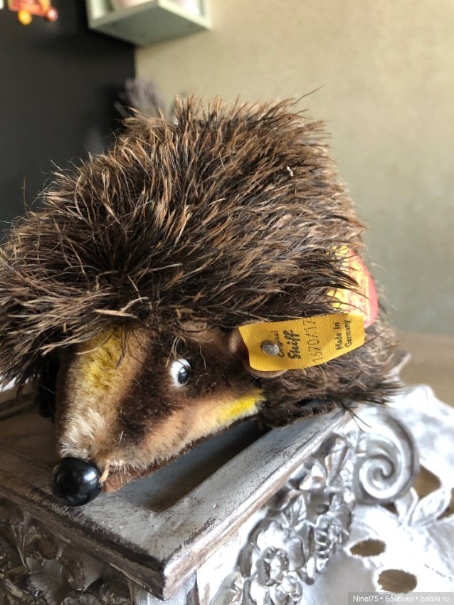 Ежик Steiff — Винтажные куклы и игрушки детства