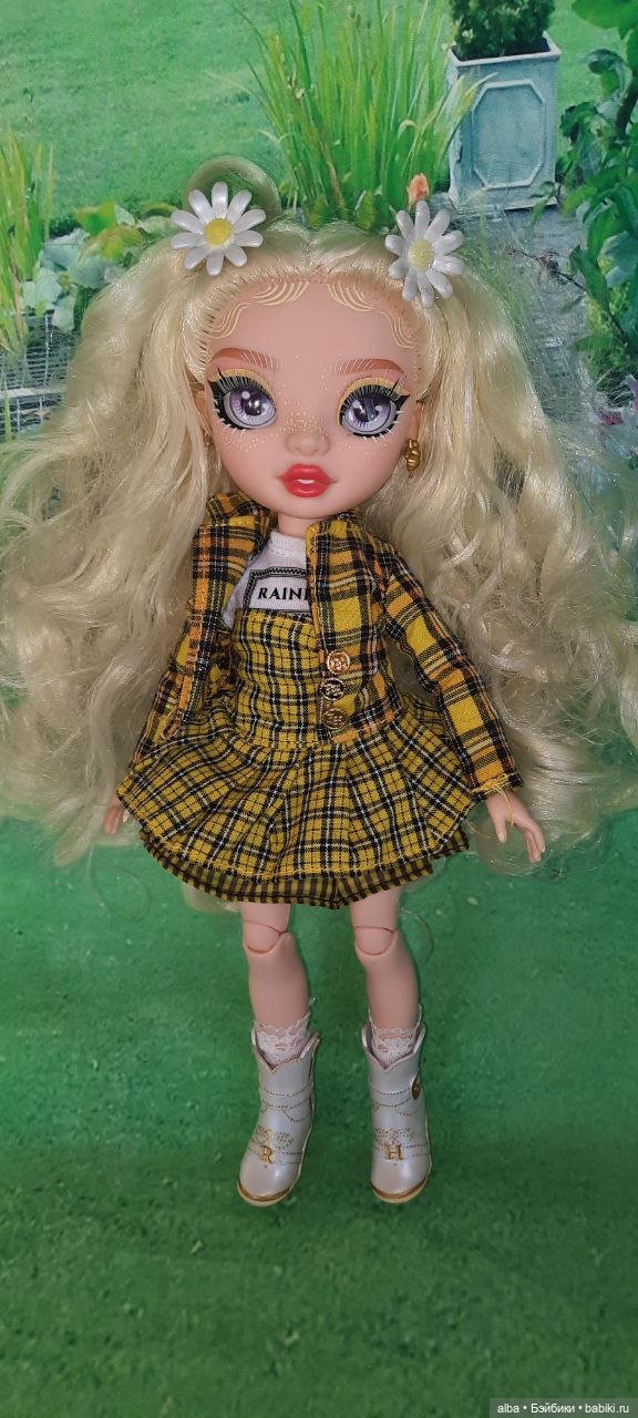 Rainbow high Рейнбоу Делайла Филдс Ромашка (фото 4)