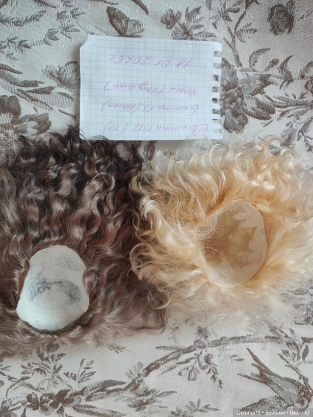 Парик из козы 7-8 мсд — Парики для BJD (фото 2)