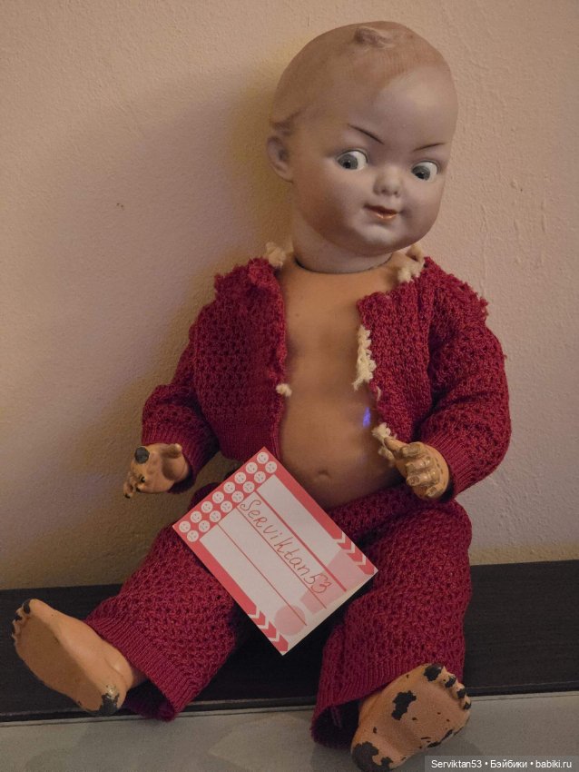 Гуглик антикварная кукла Gebrüder Heubach 8590 (фото 3)