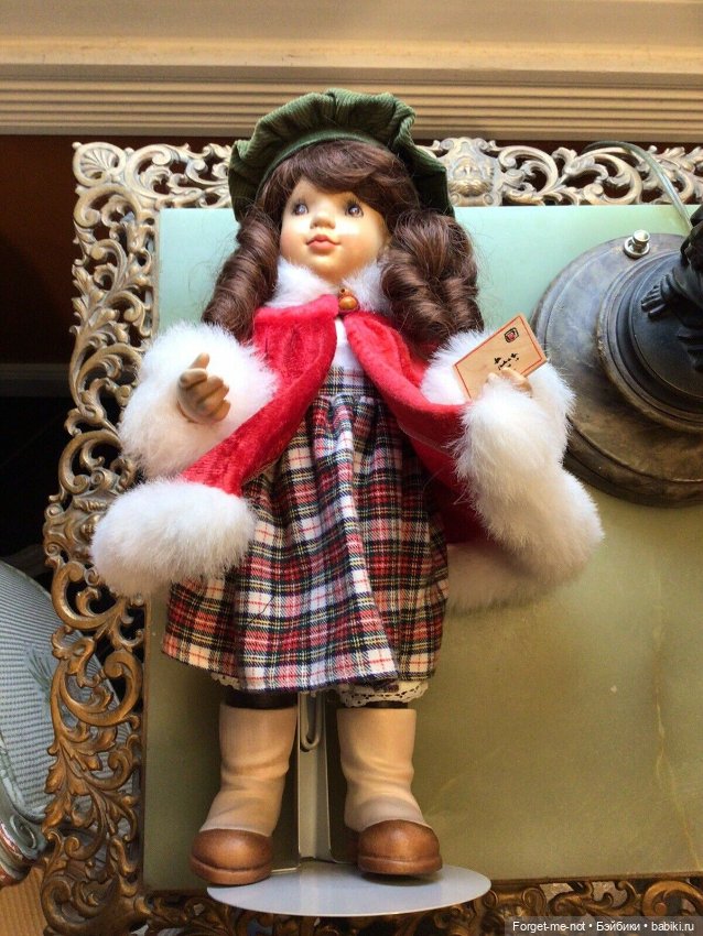 Деревянная шарнирная кукла VICTORIA Christmas doll от Anri, Sarah Kay (фото 2)