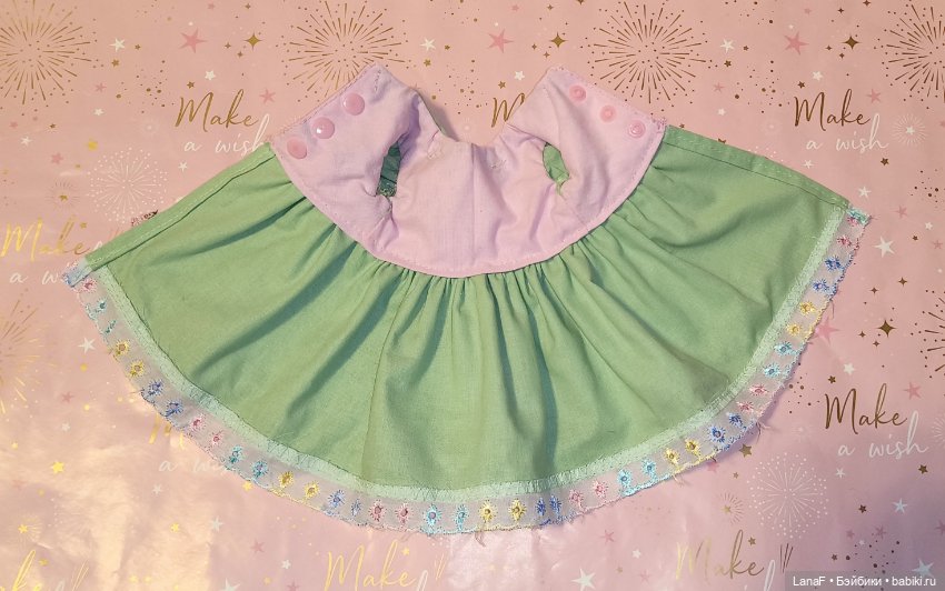 Одежда платье повязка комплект готц Литтл Кидс 36 см (фото 5)