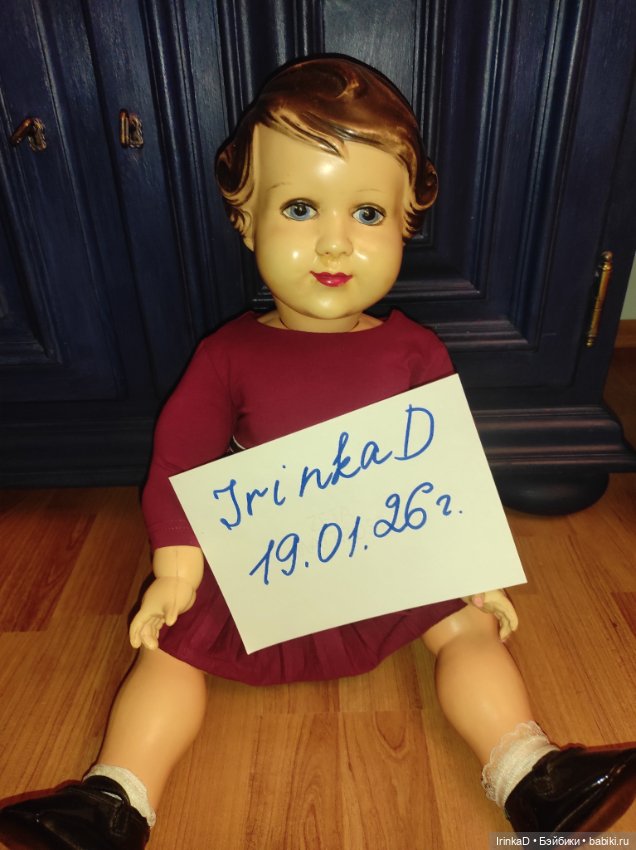 Польская кукла Ченстохова из целлулоида