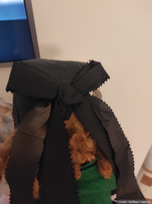 Антикварная кукла Cuno Otto Dressel в свадебном традиционном наряде (фото 5)